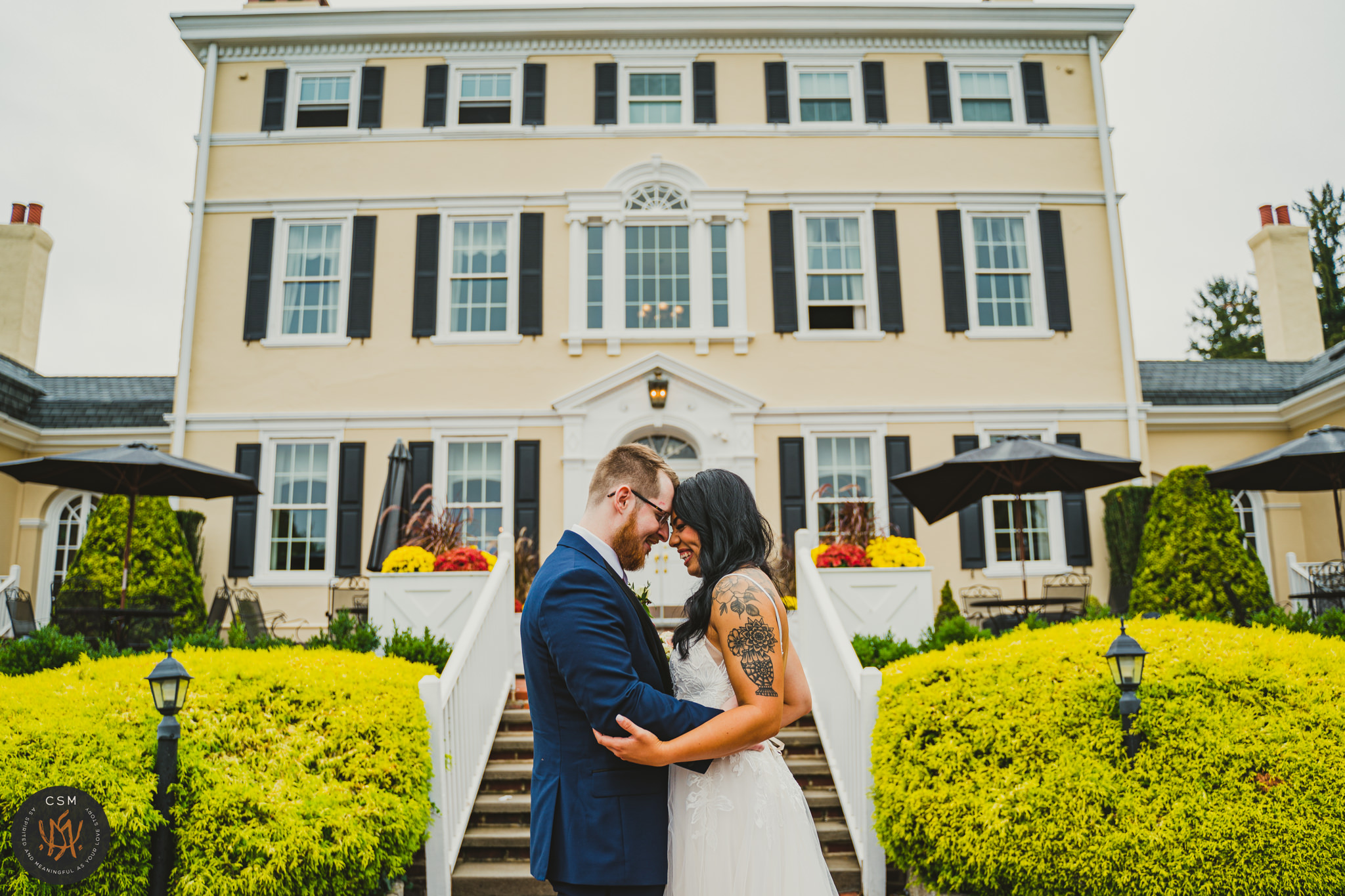 Beth & Joe's stately PA wedding at the Pen Ryn Estate by eastern Pennsylvania Photographer CSM Photography