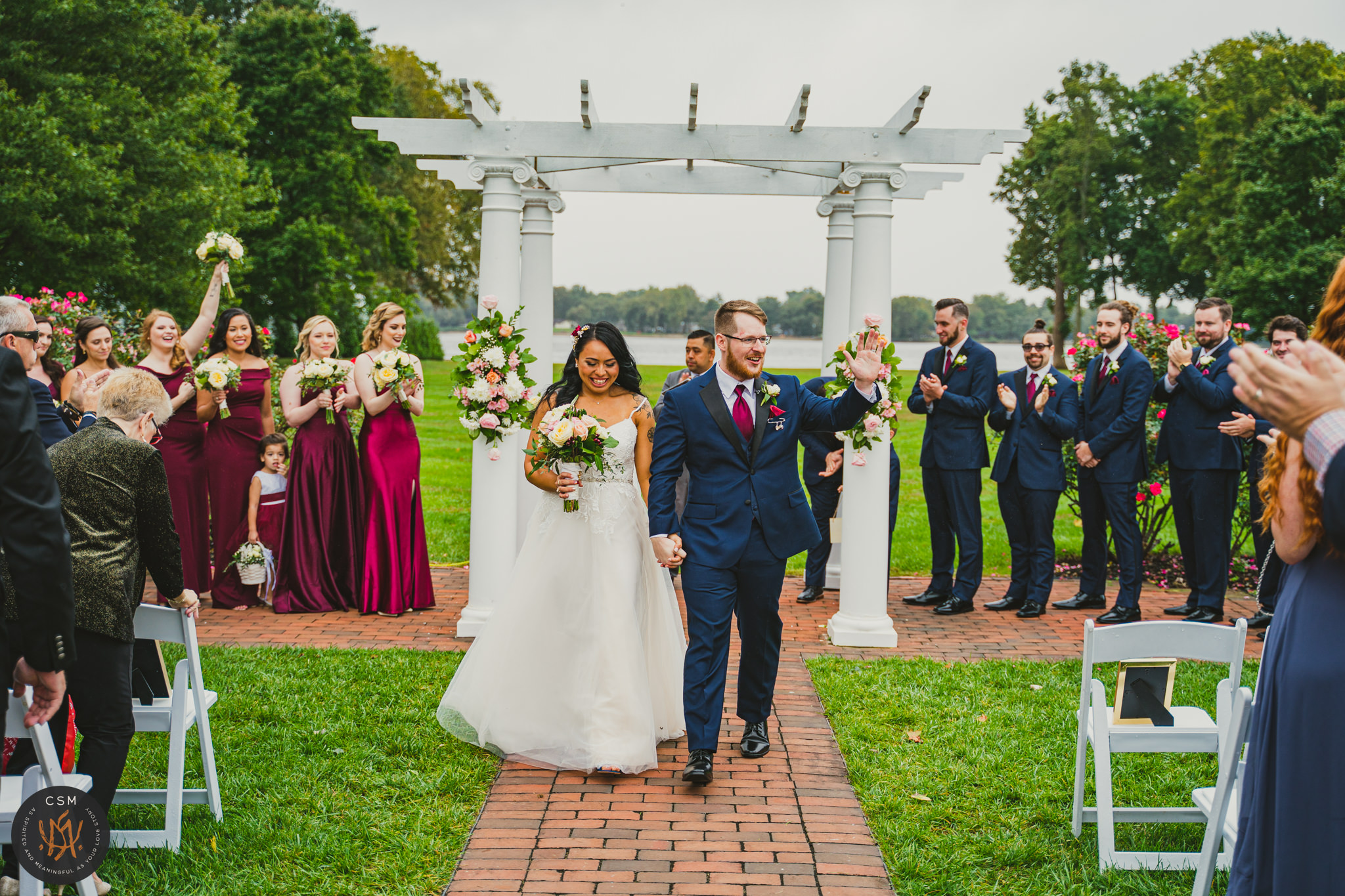 Beth & Joe's stately PA wedding at the Pen Ryn Estate by eastern Pennsylvania Photographer CSM Photography
