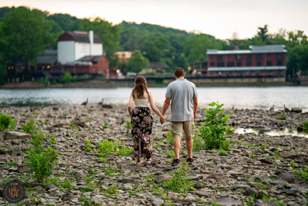 Fran & Nick's summer Lamberville Engagement Session by Eastern Pennsylvannia Wedding Photographer CSM Photography