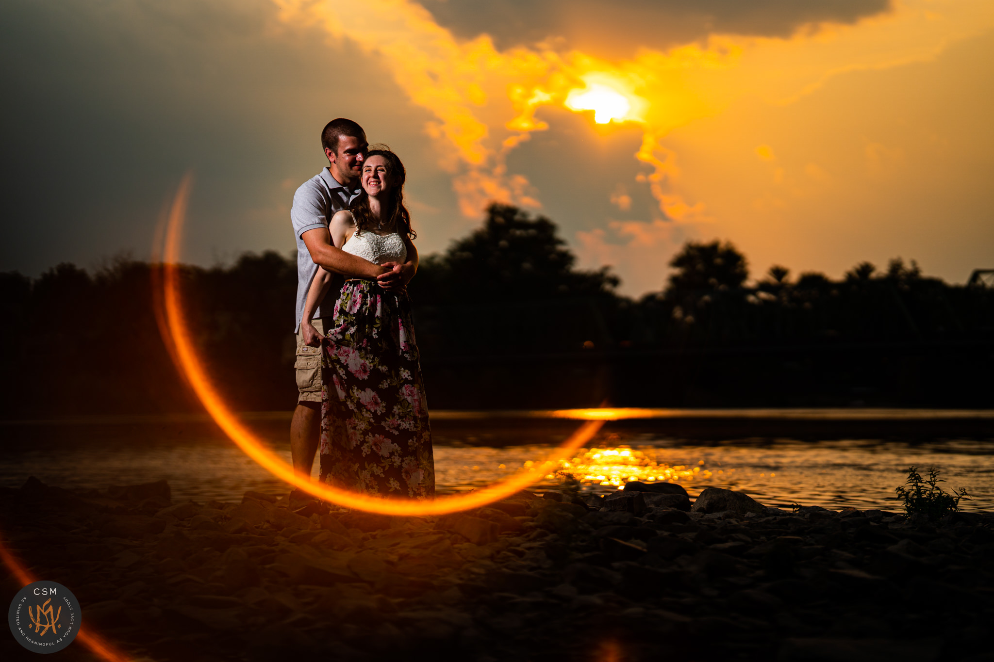 Fran & Nick's summer Lamberville Engagement Session by Eastern Pennsylvannia Wedding Photographer CSM Photography