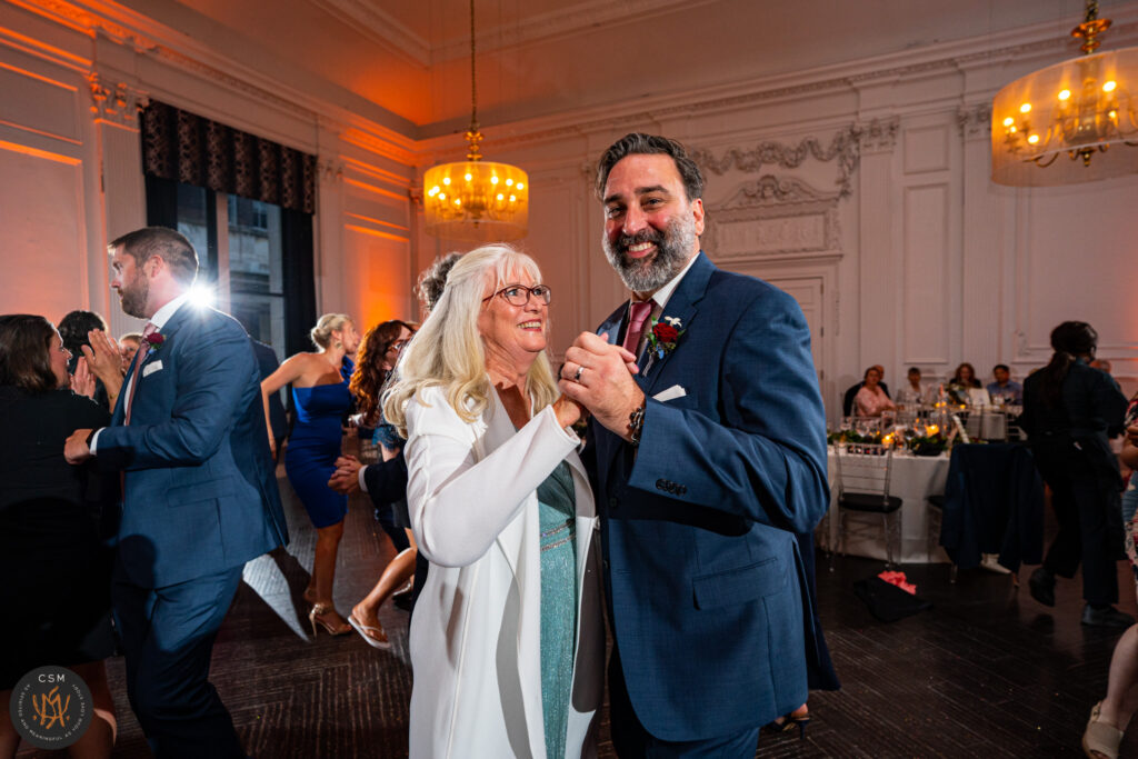 Jessica & Sam's Charismatic Cescaphe Down Town Club Wedding in Philadelphia, PA captured by classic and creative eastern pennsylvania wedding photographer CSM Photography