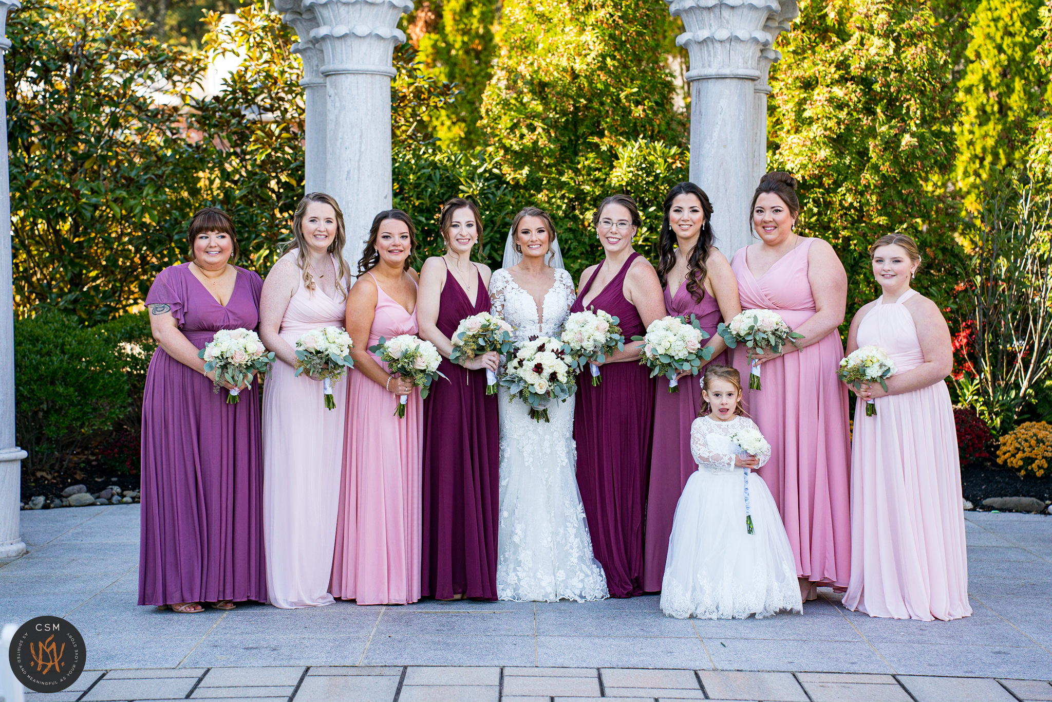 Lynnzee & Brian's exuberant wedding The Merion in Cinnaminson, NJ, captured by Eastern Pennsylvania Wedding Photographer CSM Photography