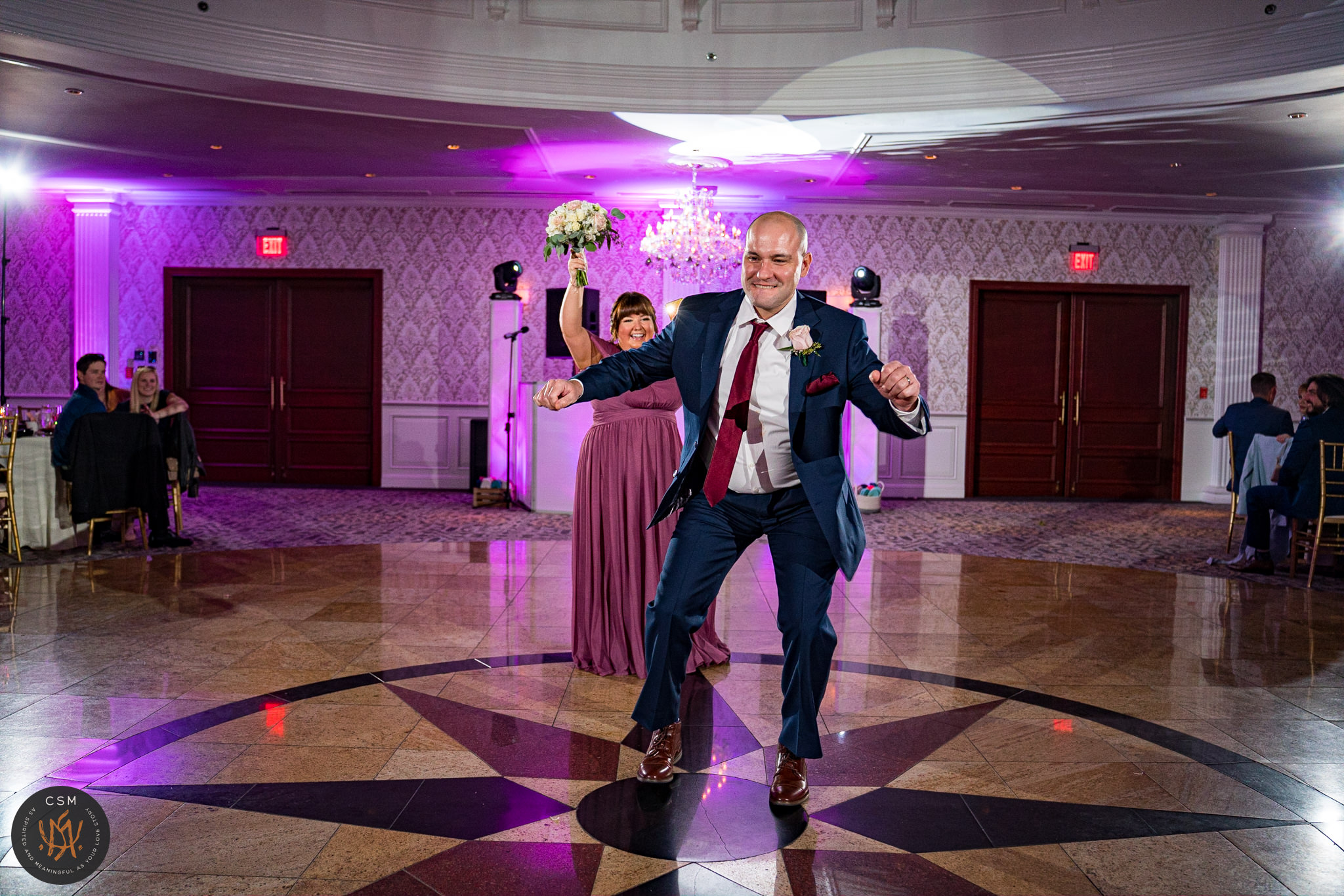 Lynnzee & Brian's exuberant wedding The Merion in Cinnaminson, NJ, captured by Eastern Pennsylvania Wedding Photographer CSM Photography