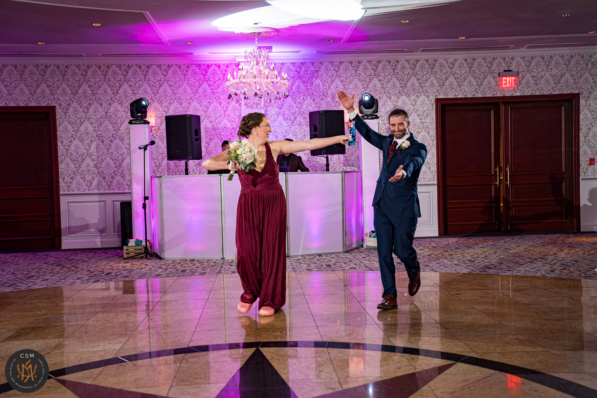 Lynnzee & Brian's exuberant wedding The Merion in Cinnaminson, NJ, captured by Eastern Pennsylvania Wedding Photographer CSM Photography