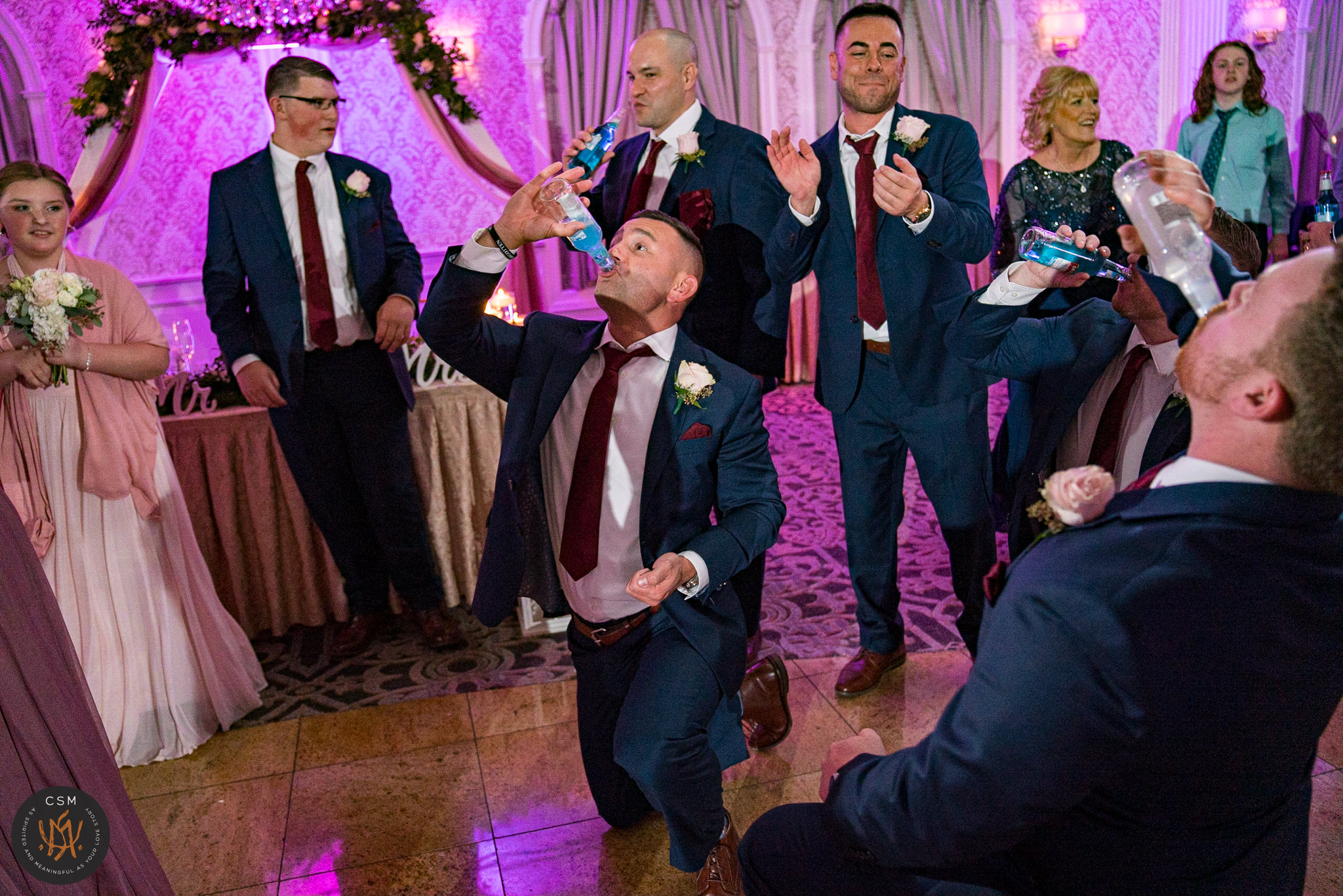 Lynnzee & Brian's exuberant wedding The Merion in Cinnaminson, NJ, captured by Eastern Pennsylvania Wedding Photographer CSM Photography