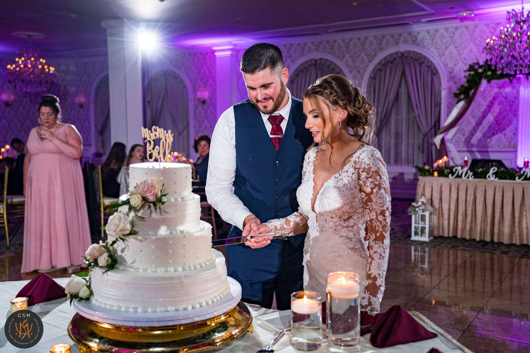 Lynnzee & Brian's exuberant wedding The Merion in Cinnaminson, NJ, captured by Eastern Pennsylvania Wedding Photographer CSM Photography