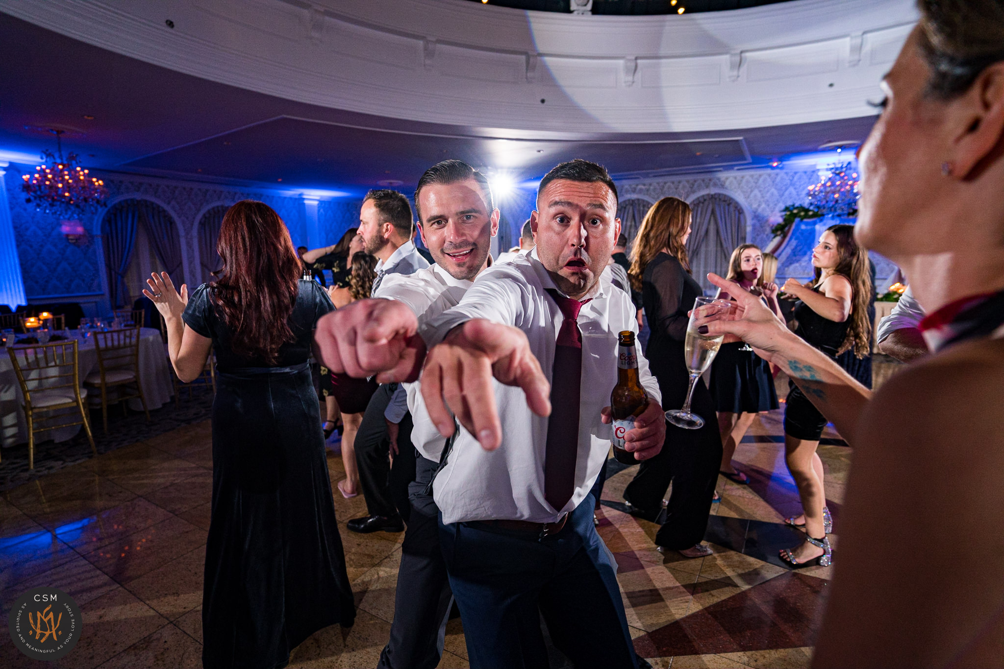 Lynnzee & Brian's exuberant wedding The Merion in Cinnaminson, NJ, captured by Eastern Pennsylvania Wedding Photographer CSM Photography
