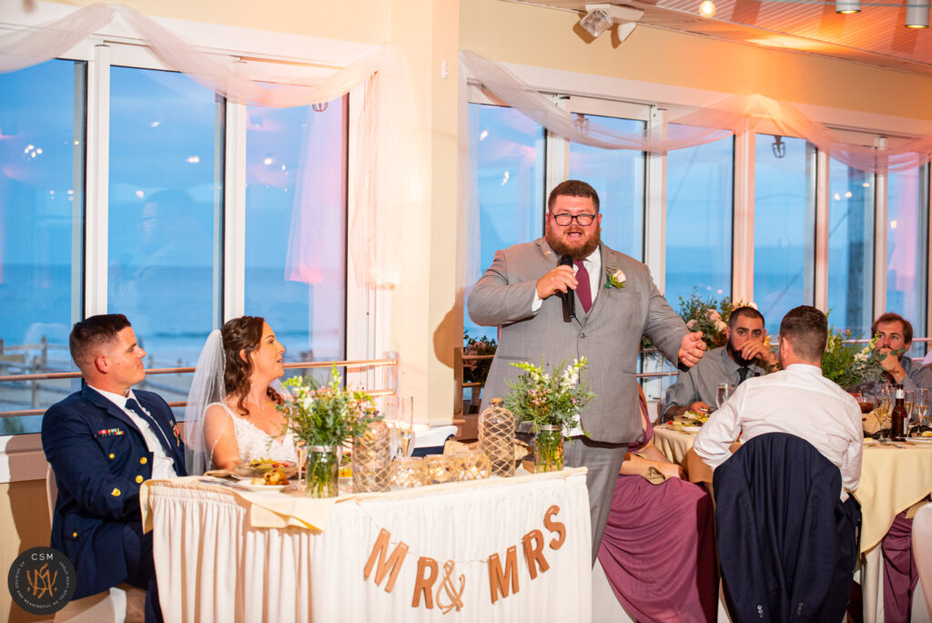 Caitlin & Mike's heartfelt NJ Shore Wedding at Park Pavilion in Seaside Park, NJ captured by classic and creative eastern pennsylvania wedding photographer CSM Photography