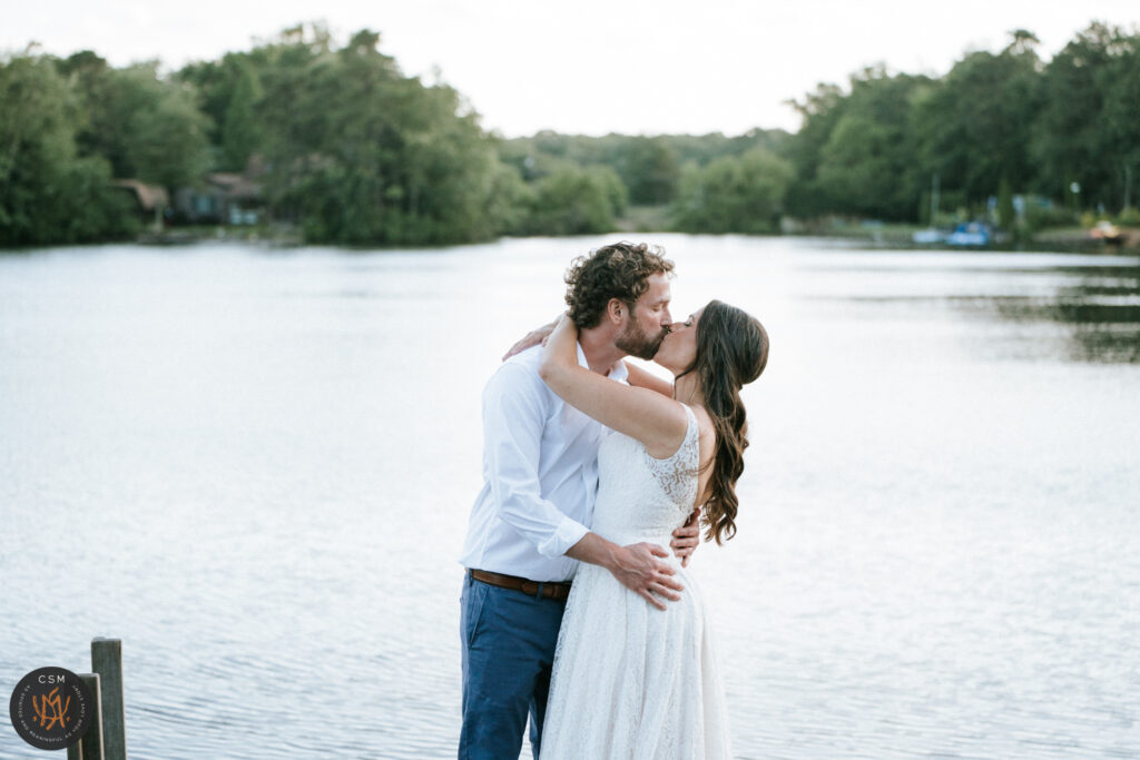 Jaime and Josh's home town back yard wedding in Medford Lakes, NJ captured by classic and creative eastern pennsylvania wedding photographer CSM Photography