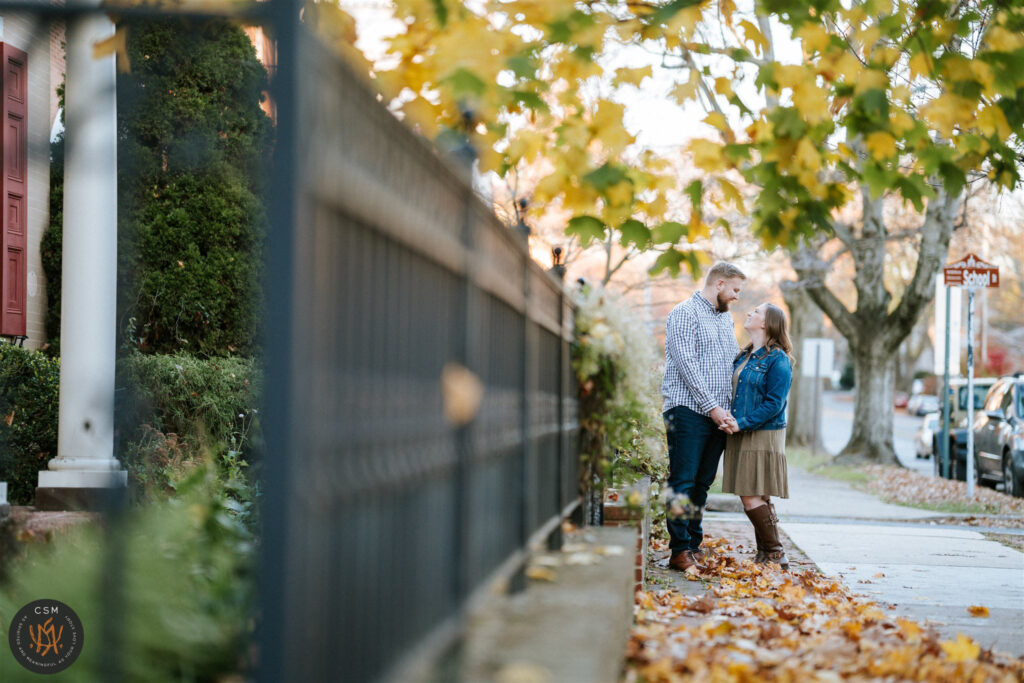 Kasey & Chad's reminiscent Bethlehem Engagement Session in Bethlehem, PA captured by classic and creative eastern pennsylvania wedding photographer CSM Photography