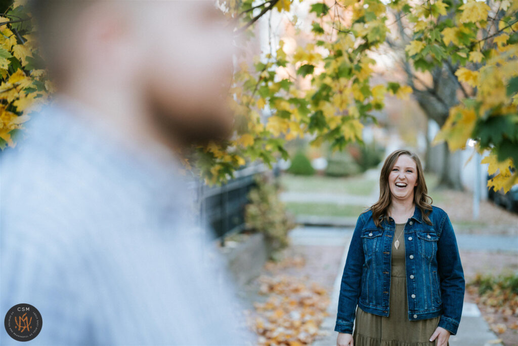 Kasey & Chad's reminiscent Bethlehem Engagement Session in Bethlehem, PA captured by classic and creative eastern pennsylvania wedding photographer CSM Photography