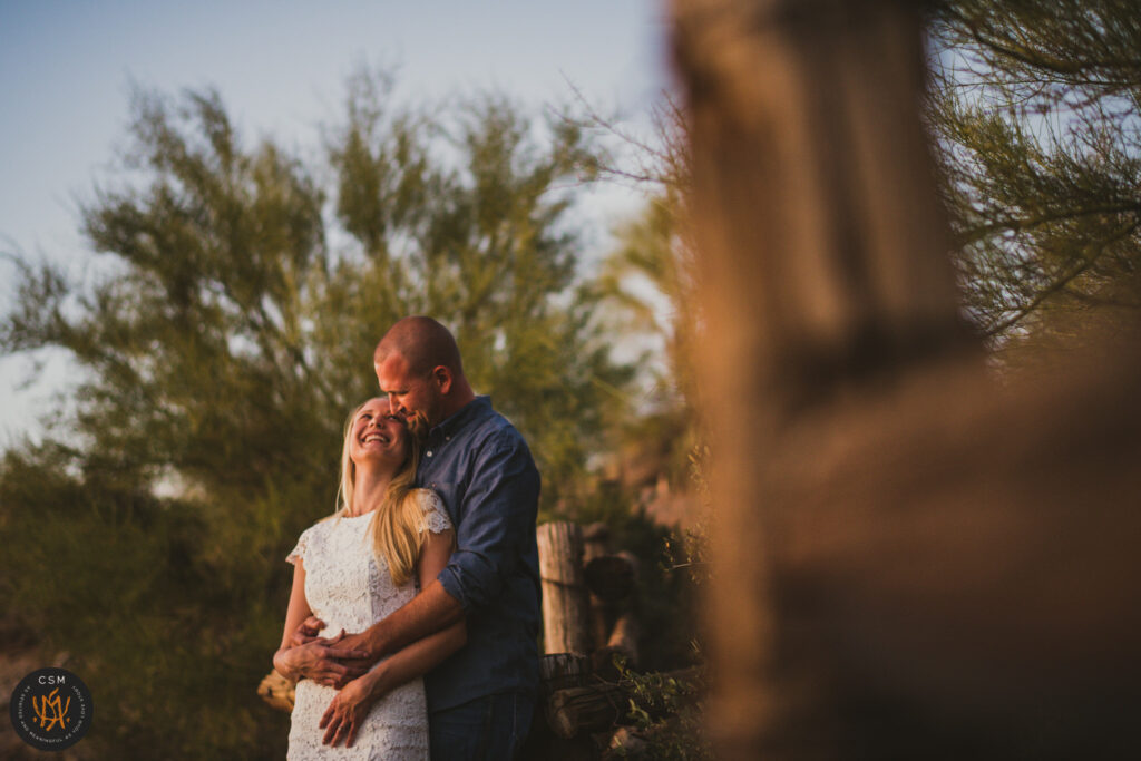 Amanda and Brian's Phoenix Arizona Engagement Session captured by classic and creative eastern pennsylvania wedding photographer CSM Photography