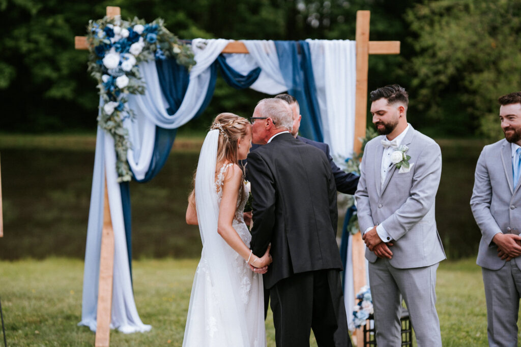 Alex and John's tented wedding at Birchview Farm Campground in Coatesville, PA captured by classic and creative eastern pennsylvania wedding photographer CSM Photography