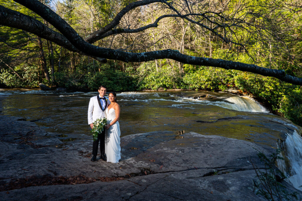Alex and Matt's mountain inspired Deep Creek Lake Wedding captured by classic and creative eastern pennsylvania wedding photographer CSM Photography