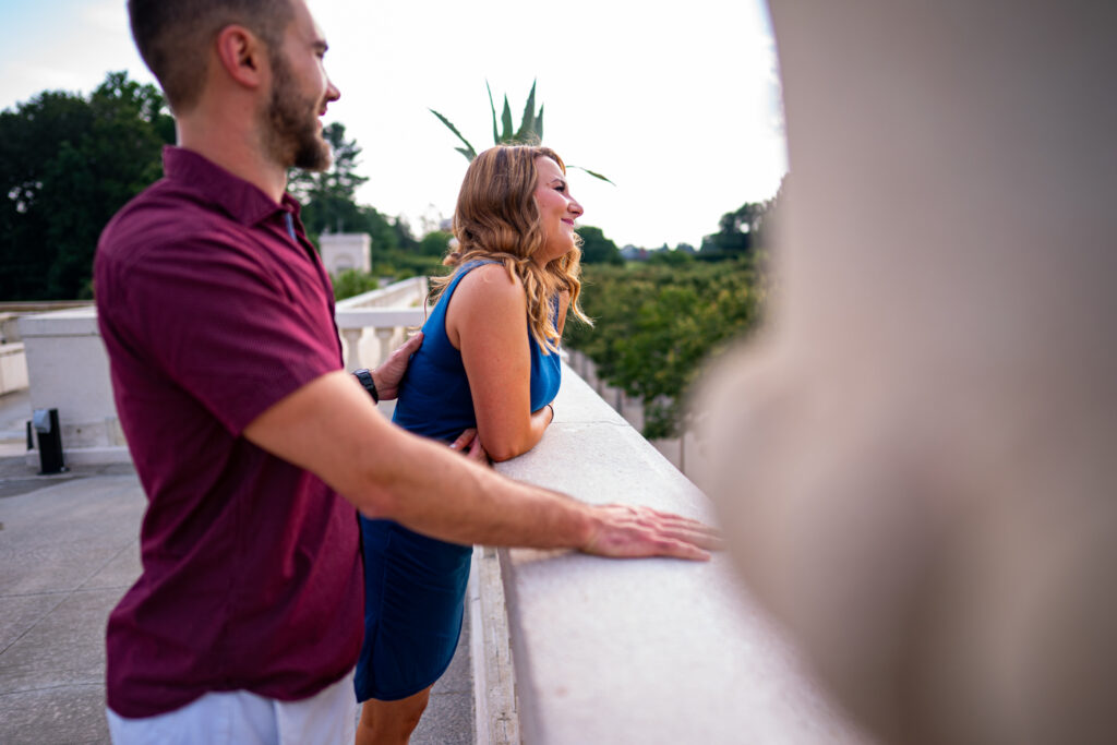 Meghan & Beecher's charming Longwood Gardens Engagement Session at Longwood Gardens captured by Eastern Pennsylvania Photographer CSM Photography