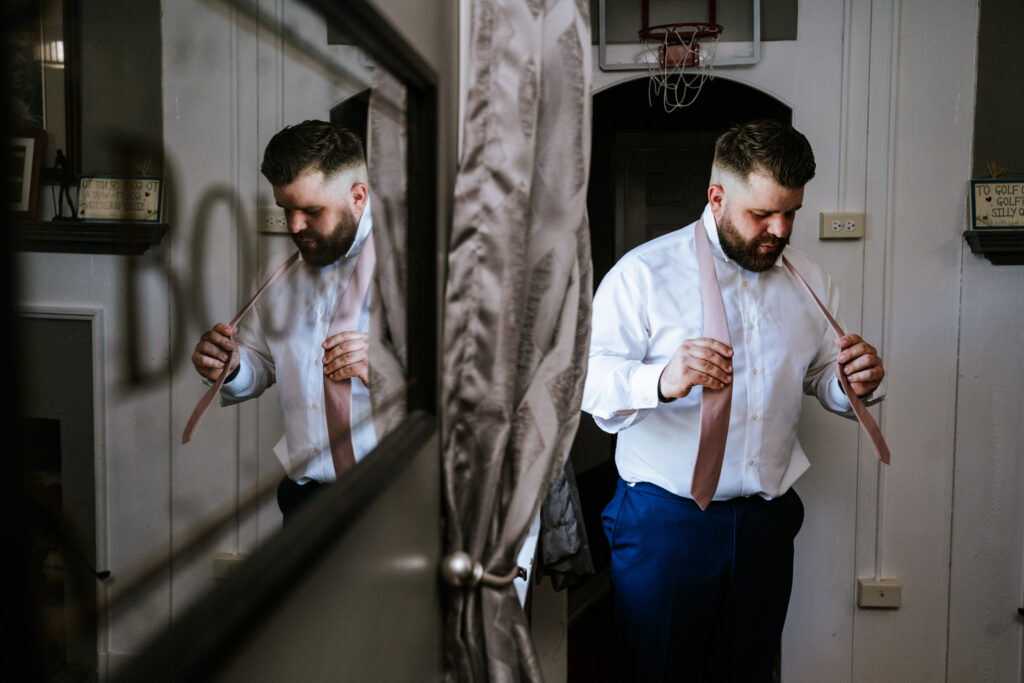 Stephanie and Kris' La Massaria wedding captured by classic and creative eastern pennsylvania wedding photographer CSM Photography