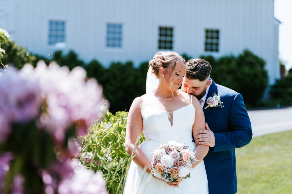 Stephanie and Kris' La Massaria wedding captured by classic and creative eastern pennsylvania wedding photographer CSM Photography