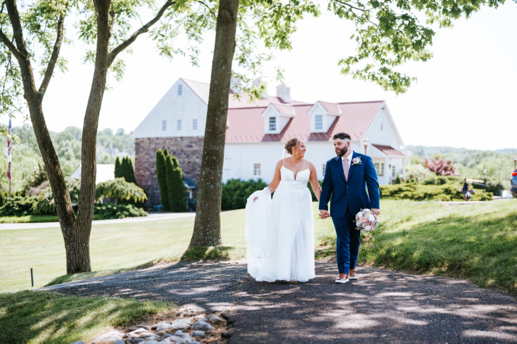 Stephanie and Kris' La Massaria wedding captured by classic and creative eastern pennsylvania wedding photographer CSM Photography