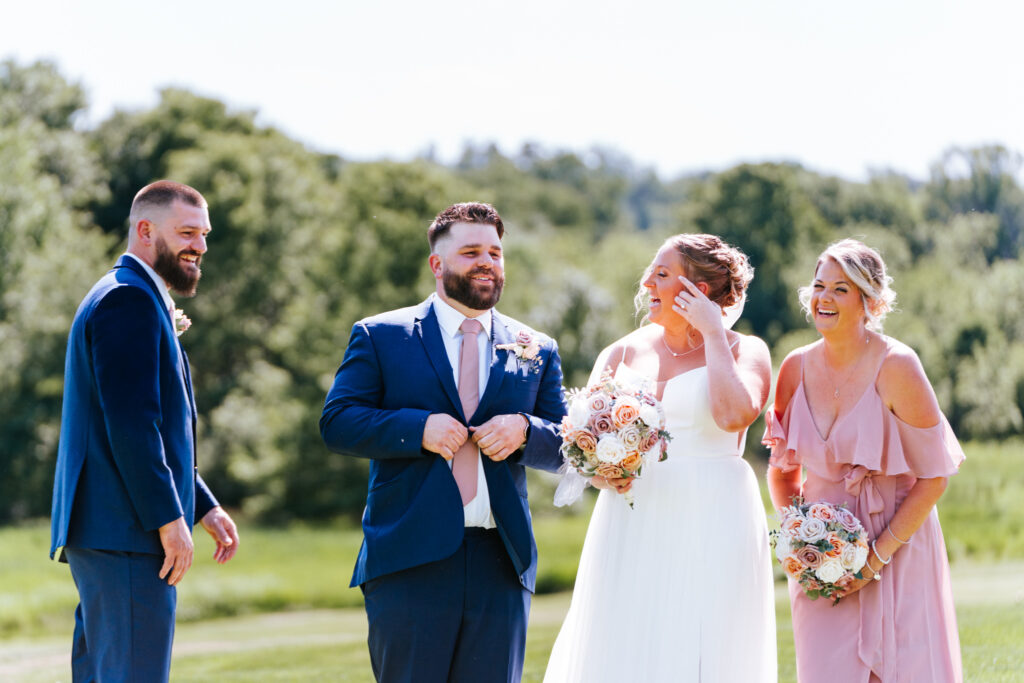 Stephanie and Kris' La Massaria wedding captured by classic and creative eastern pennsylvania wedding photographer CSM Photography