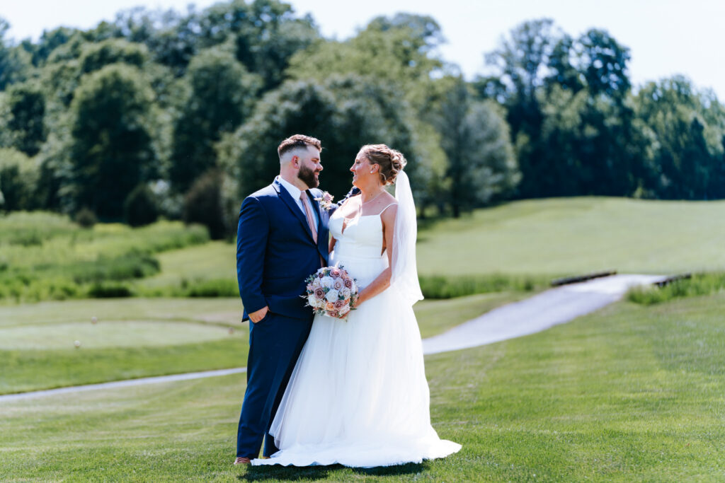 Stephanie and Kris' La Massaria wedding captured by classic and creative eastern pennsylvania wedding photographer CSM Photography