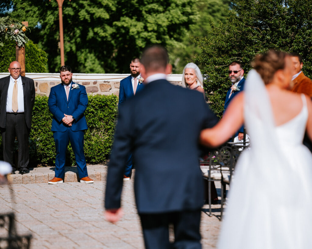 Stephanie and Kris' La Massaria wedding captured by classic and creative eastern pennsylvania wedding photographer CSM Photography