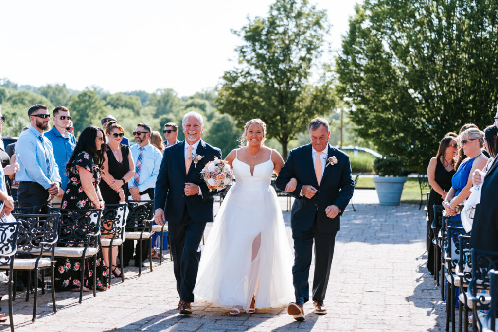 Stephanie and Kris' La Massaria wedding captured by classic and creative eastern pennsylvania wedding photographer CSM Photography