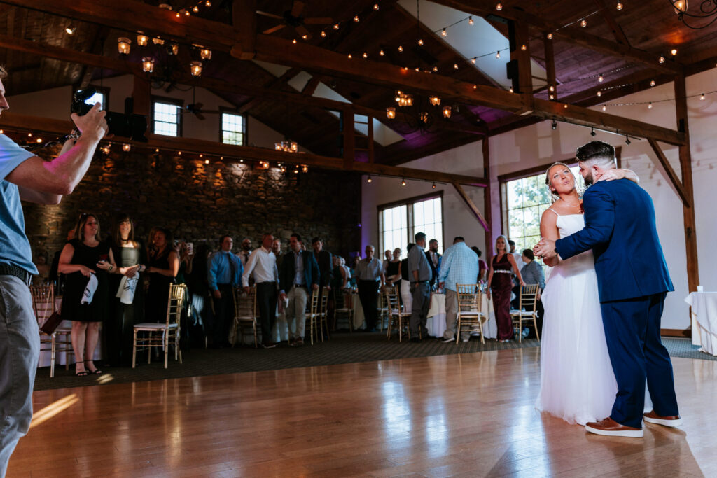 Stephanie and Kris' La Massaria wedding captured by classic and creative eastern pennsylvania wedding photographer CSM Photography