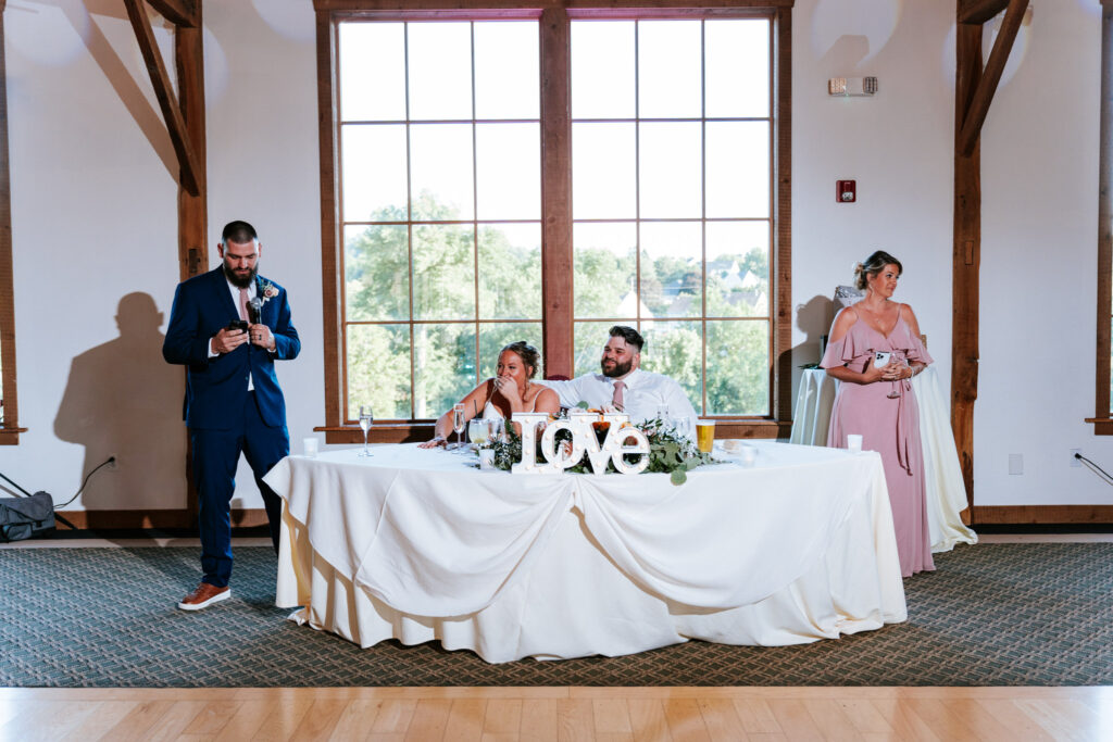 Stephanie and Kris' La Massaria wedding captured by classic and creative eastern pennsylvania wedding photographer CSM Photography