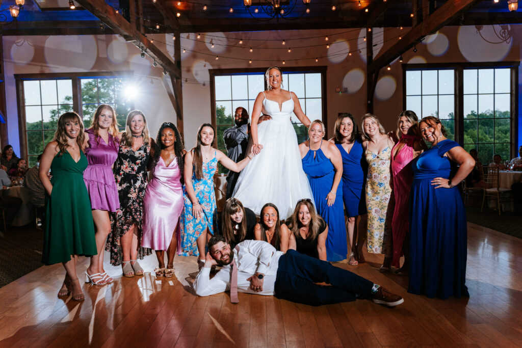 Stephanie and Kris' La Massaria wedding captured by classic and creative eastern pennsylvania wedding photographer CSM Photography